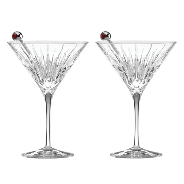 Large Martini Glasses (2Pc) - 2 Pieces 