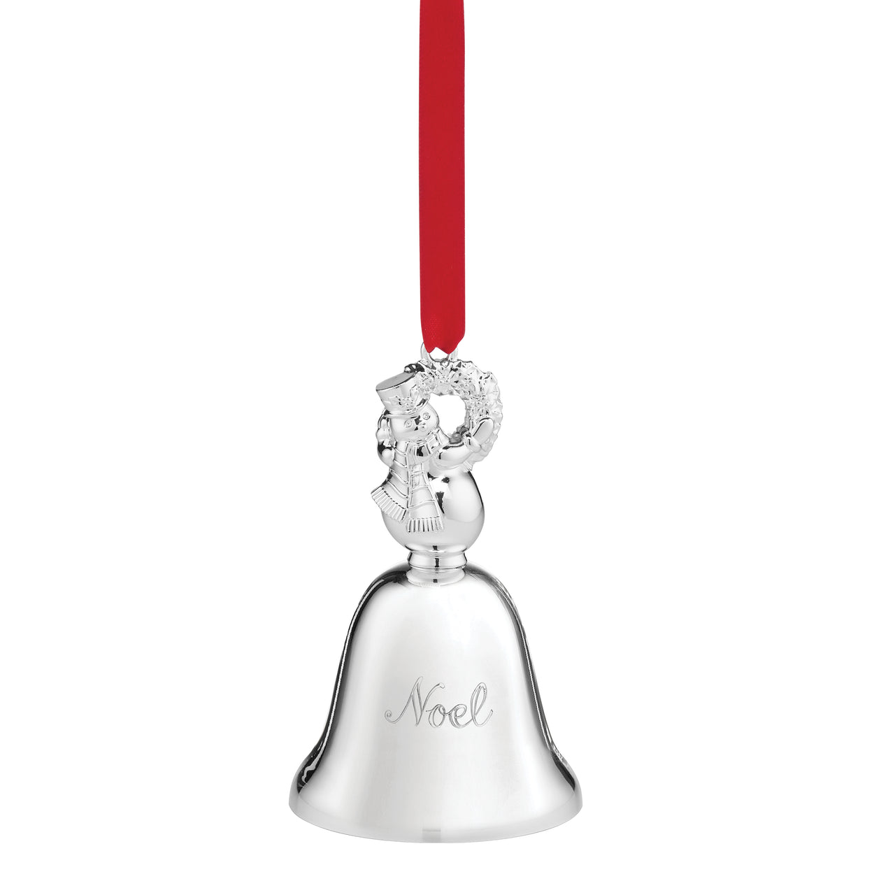 5” Silver Bell Ornament